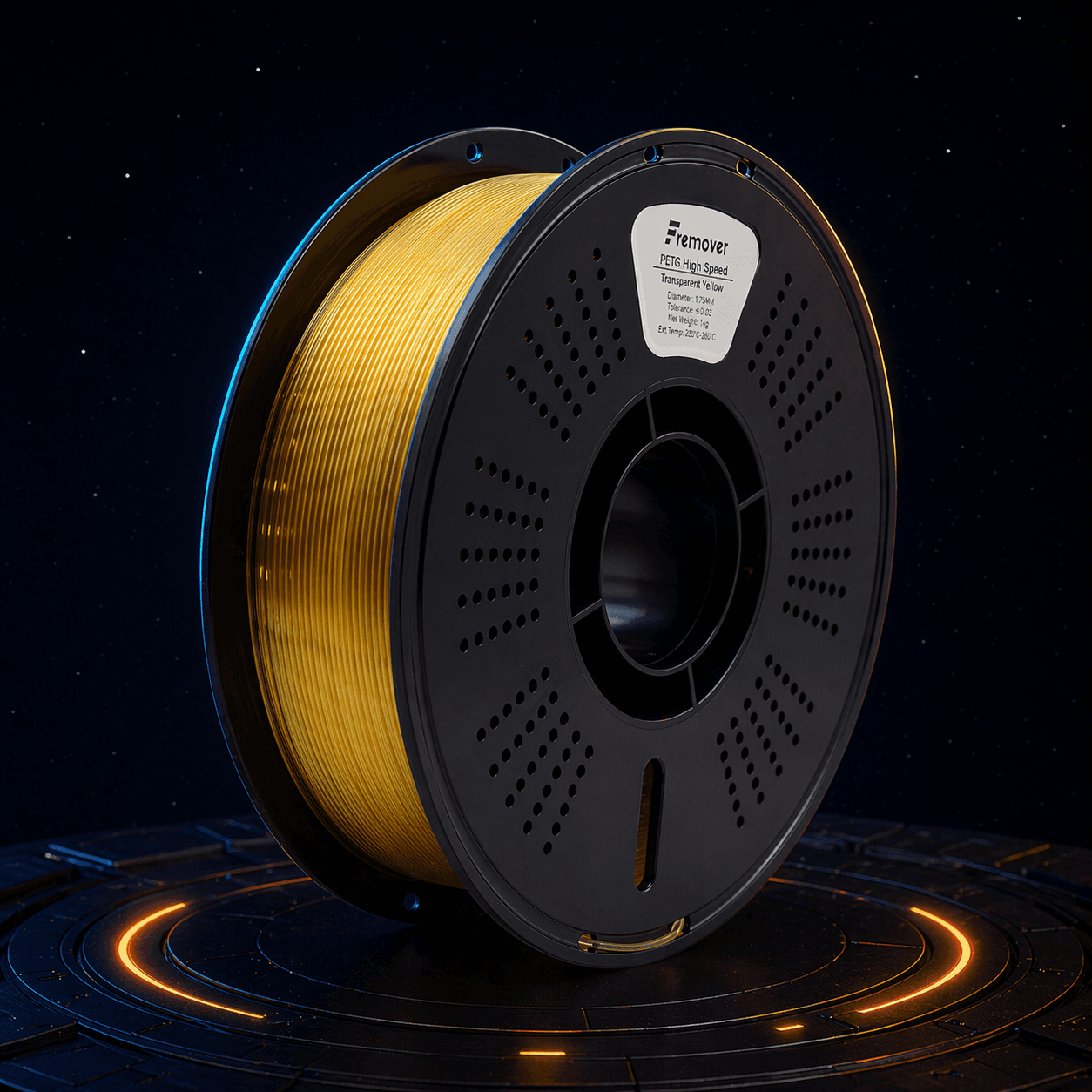 Imagen de Fremover FIlamento PETG Transparent Yellow