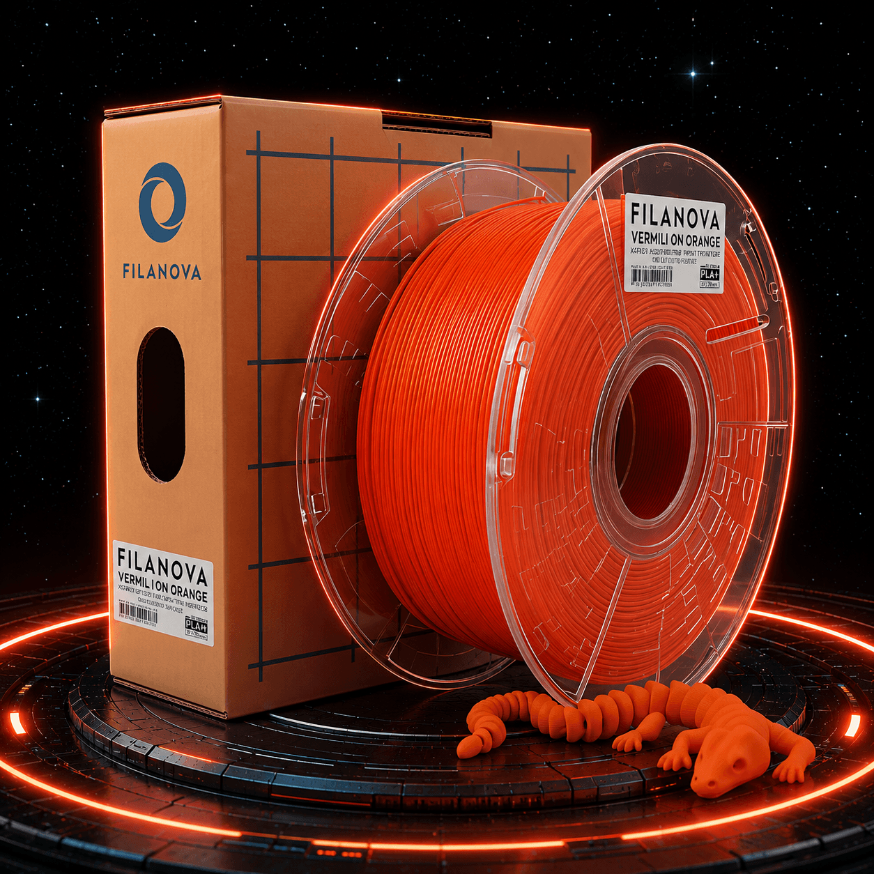 PLA Filanova HS Vermilion Orange
